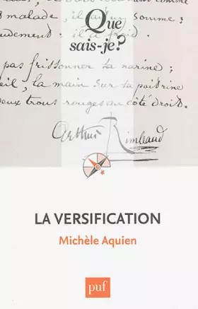 Couverture du produit · La versification