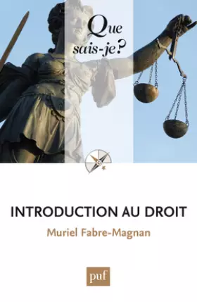 Couverture du produit · Introduction au droit