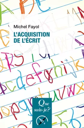 Couverture du produit · L'acquisition de l'écrit