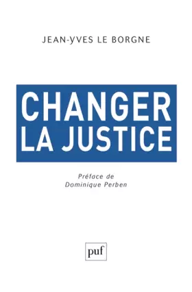 Couverture du produit · Changer la justice