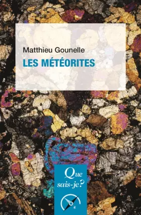 Couverture du produit · Les météorites