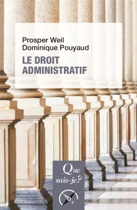 Couverture du produit · Le droit administratif