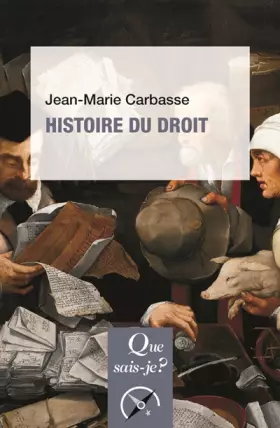 Couverture du produit · Histoire du droit