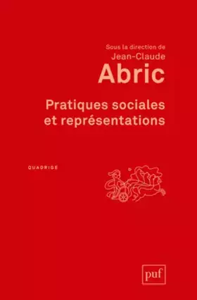 Couverture du produit · Pratiques sociales et représentations