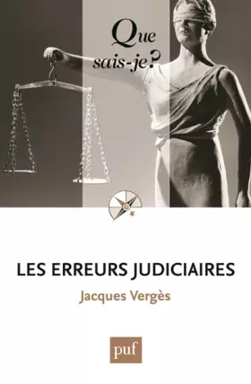 Couverture du produit · Les erreurs judiciaires