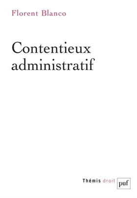 Couverture du produit · Contentieux administratif