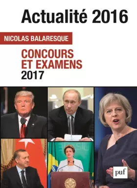 Couverture du produit · Actualité 2016 : Concours et examens 2017