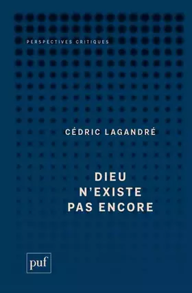 Couverture du produit · Dieu n'existe pas encore