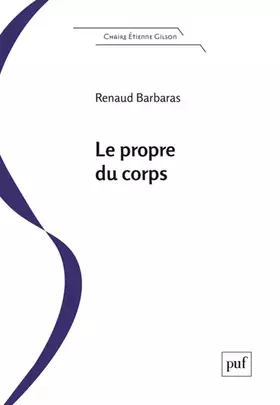 Couverture du produit · Le propre du corps