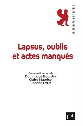 Couverture du produit · Lapsus, oublis et actes manqués