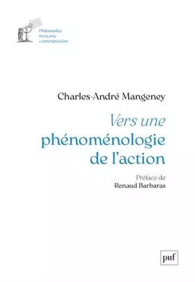 Couverture du produit · Vers une phénoménologie de l’action