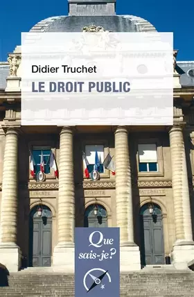 Couverture du produit · Le droit public