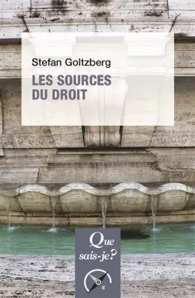 Couverture du produit · Les sources du droit