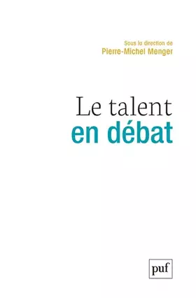 Couverture du produit · Le talent en débat