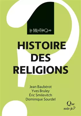 Couverture du produit · Histoire des religions