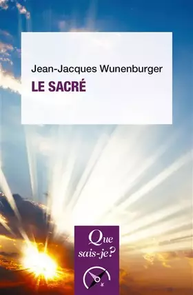Couverture du produit · Le sacré