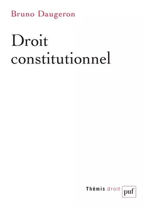 Couverture du produit · Droit constitutionnel