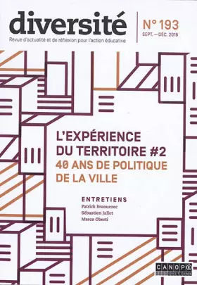 Couverture du produit · Diversite, N 193, Septembre 2018