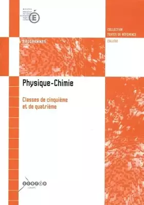 Couverture du produit · Physique - Chimie 5e et 4e