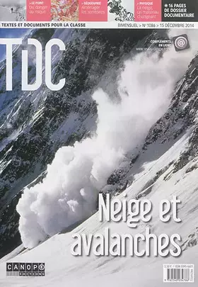 Couverture du produit · Tdc 1086 : Neige et Avalanches