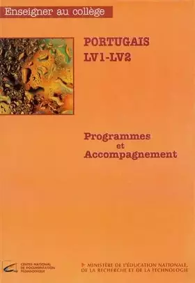 Couverture du produit · Portugais LV1-LV2: Programmes et accompagnement