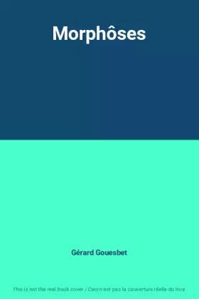Couverture du produit · Morphôses