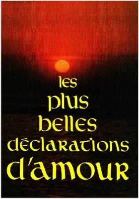 Couverture du produit · Plus belles declarations amour