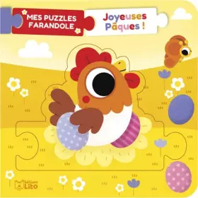 Couverture du produit · Mes puzzles farandoles - Joyeuses Pâques - Dès 1 an