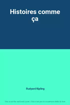 Couverture du produit · Histoires comme ça