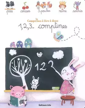 Couverture du produit · Comptines à lire à deux : 1, 2, 3... comptines - Dès 2 ans