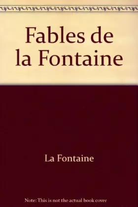 Couverture du produit · Fables de la Fontaine