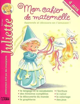 Couverture du produit · Mon Cahier de Maternelle Moyenne Section