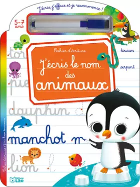 Couverture du produit · J'écris le nom des animaux