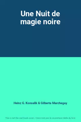 Couverture du produit · Une Nuit de magie noire