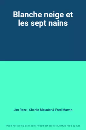 Couverture du produit · Blanche neige et les sept nains