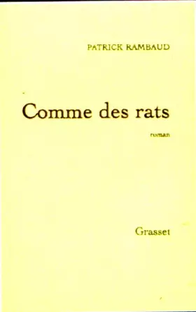 Couverture du produit · Comme des rats