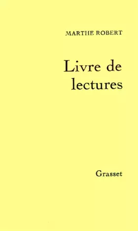 Couverture du produit · Livre de lectures