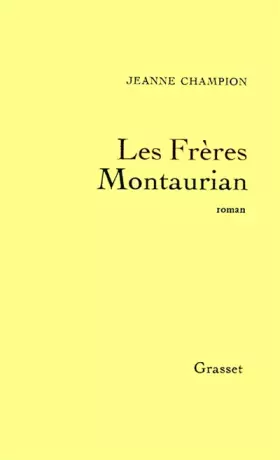 Couverture du produit · Les frères Montaurian