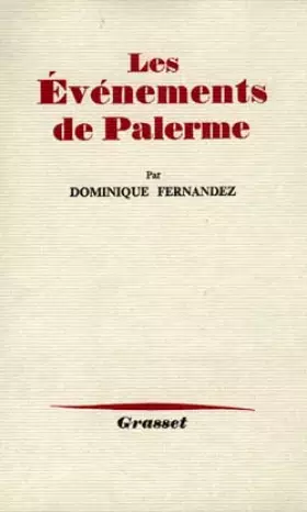 Couverture du produit · Les Evénements de Palerme