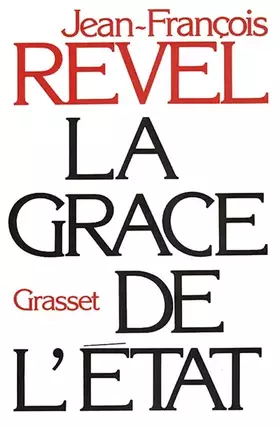 Couverture du produit · La grâce de l'Etat