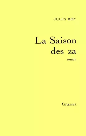Couverture du produit · La Saison des Za