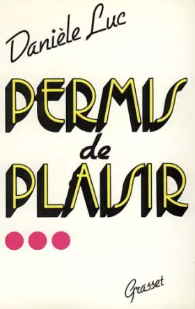 Couverture du produit · Permis de plaisir