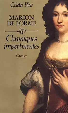 Couverture du produit · Marion de Lorme