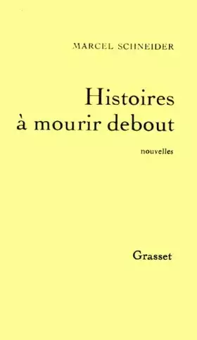 Couverture du produit · Histoires à  mourir debout