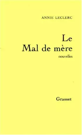 Couverture du produit · Le Mal de mère