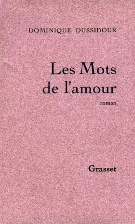 Couverture du produit · Les mots de l'amour