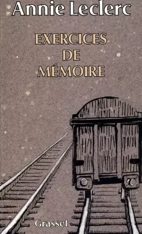 Couverture du produit · Exercices de mémoire