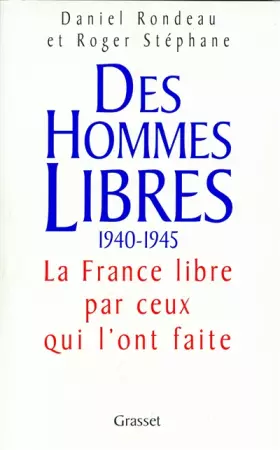 Couverture du produit · Des hommes libres