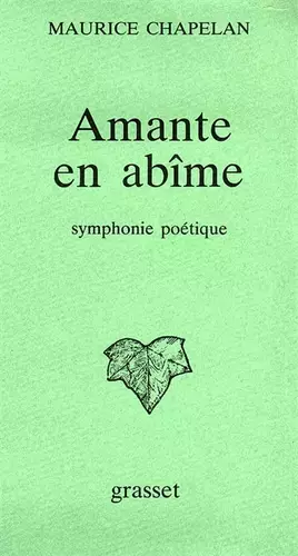 Couverture du produit · Amante en abîme