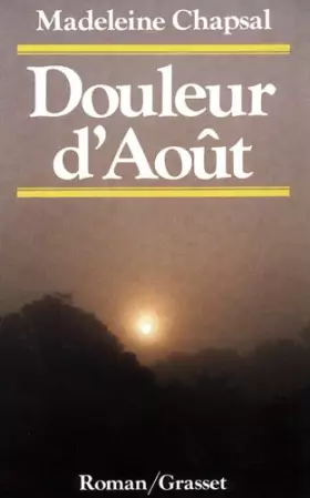 Couverture du produit · Douleur d'août